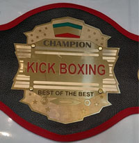 کمربند قهرمانی کیک بوکسینگ کد 125